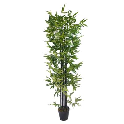 UV Stabilized Artificial Japanese Bamboo On A Black Trunk 1.8m