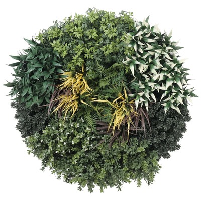 UV Green Fields 80cm Green Wall Disc (Black)