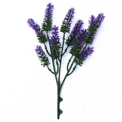 Artificial Small Lavender Wall Plant 26 Cm