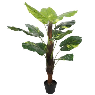 Artificial Potted Pothos Plant With Pole 100Cm