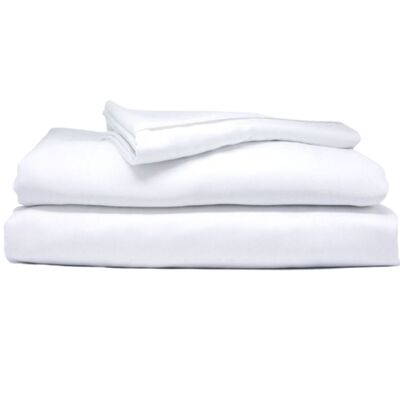 White Organic Bamboo Duvet Cover Set