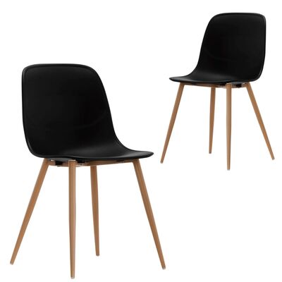 Black Versatile Dining Chair Set of 2 