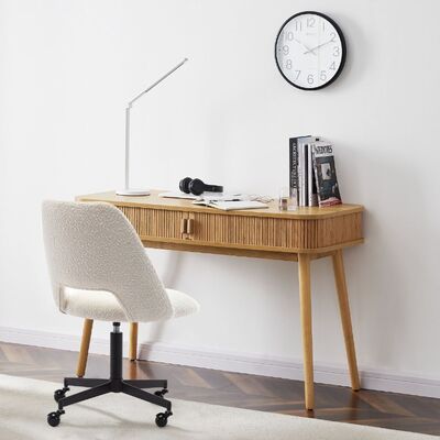 Column Desk In Natural