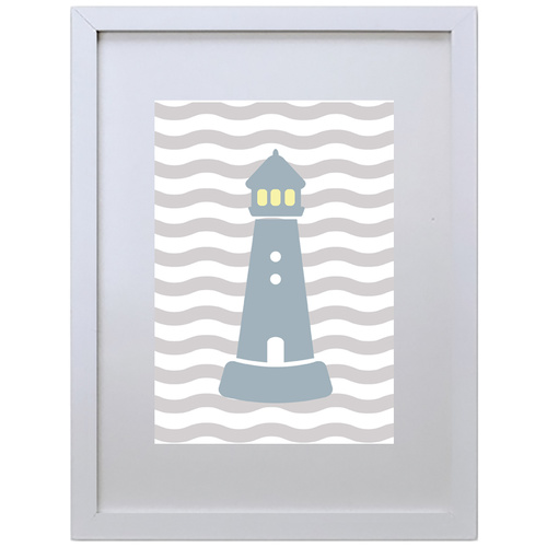 LightHouse (210 x 297mm, White Frame)