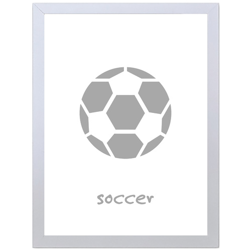 Soccer (297 x 420mm, White Frame)