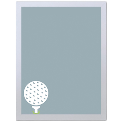 Golf Ball (297 x 420mm, White Frame)