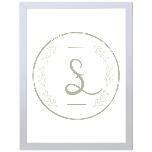 Letter S Initial (297 x 420mm, No Frame)