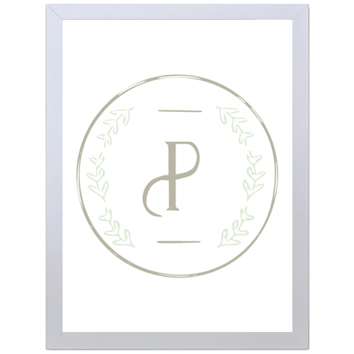 Letter P Initial (297 x 420mm, No Frame)