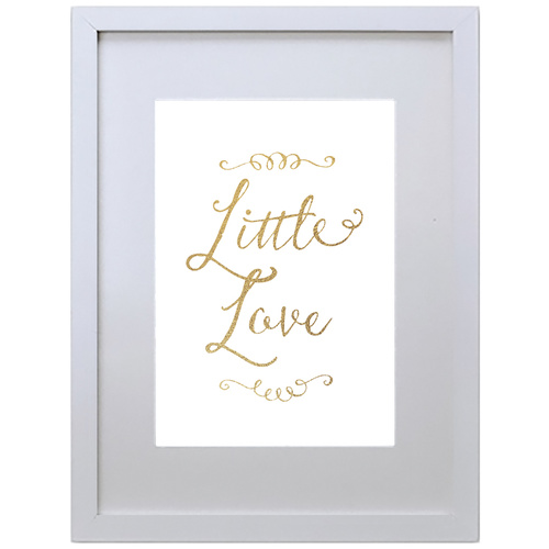 Little Love  (210 x 297mm, White Frame)