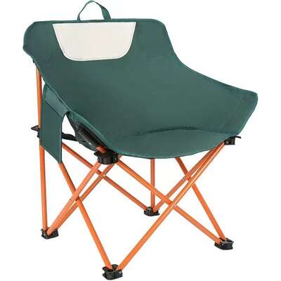 Green Outdoor Folding Camping Chair - Portable Lounge Chair