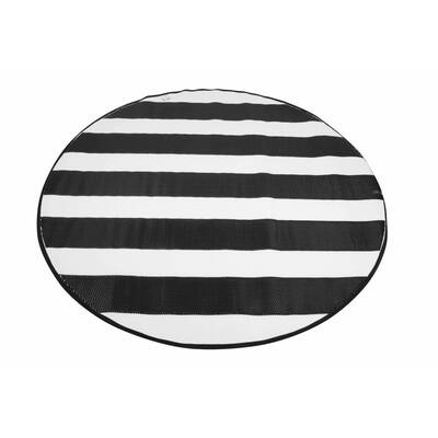 Outdoor Pp Mat Weatherproof Nautical Round Dia. 200cm