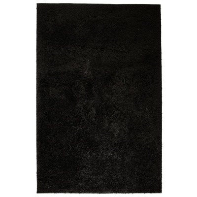 Shaggy Area Rug Black L