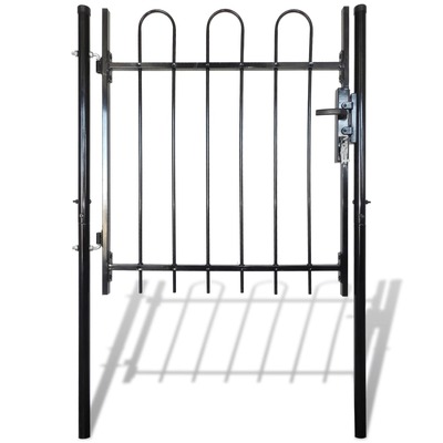 Single Door Fence Gate with Hoop Top  M  