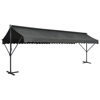 Free Standing Awning Anthracite XL