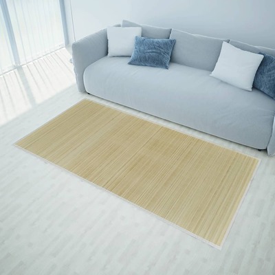 Rectangular Natural Baboo Rug  L