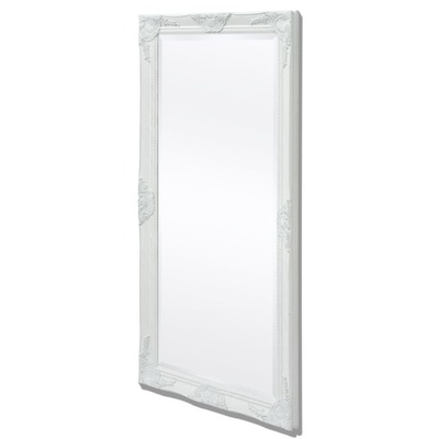 Wall Mirror Baroque  Style White