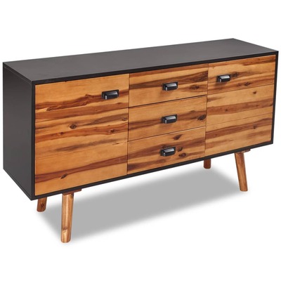 Sideboard Solid Acacia Wood 