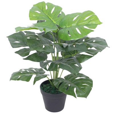 Artificial Monstera Plant with Pot 45 cm Green