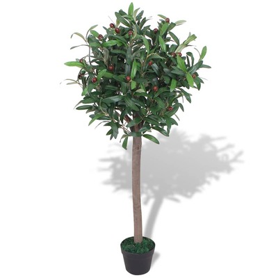 Artificial Bay Tree Plant with Pot 120 cm Green