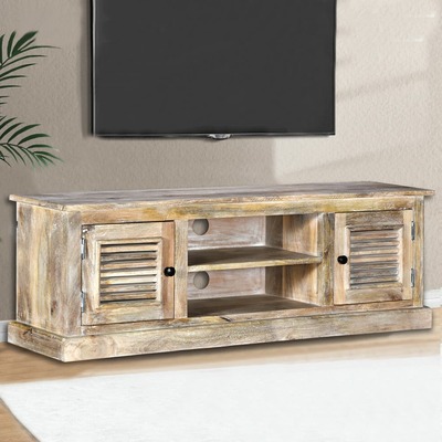 TV Cabinet Solid Mango Wood