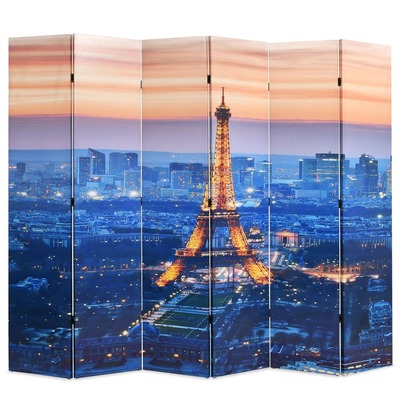 Folding Room Divider Paris by Night