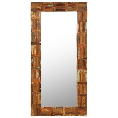 Wall Mirror Solid Reclaimed Wood 