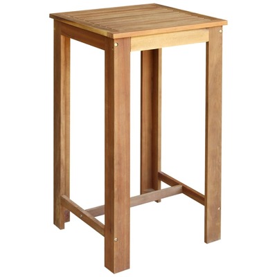 Bar Table durable Solid Acacia Wood 