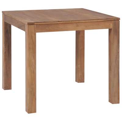 Dining Table Solid Teak Wood with Natural Finish 