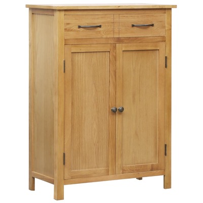 Shoe Cabinet Solid Oak Wood