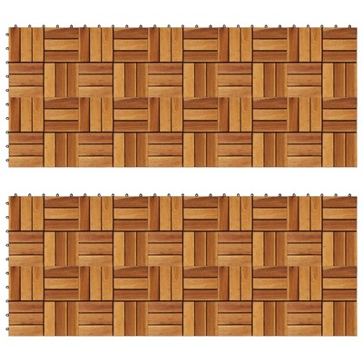 Decking Tiles  Acacia Set of 20