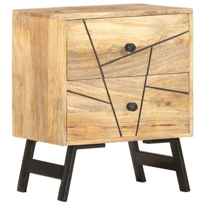 Bedside Cabinet 40x30x50 cm Solid Mango Wood