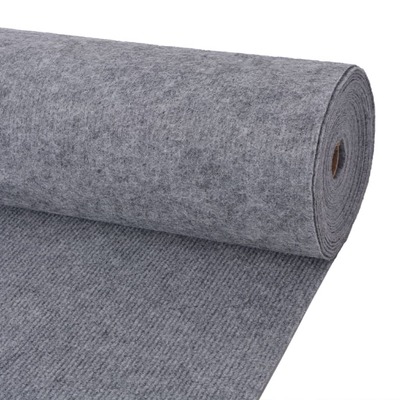 Ehibition Carpet Rib Grey