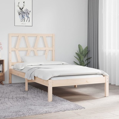 Bed Frame Solid Wood Pine Single Size