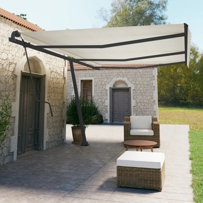 Awning Post Set-Anthracite Iron