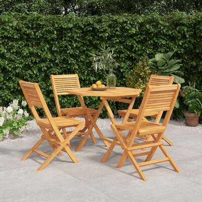 Teak Temptations Terrace: 5-Piece Garden Dining Set