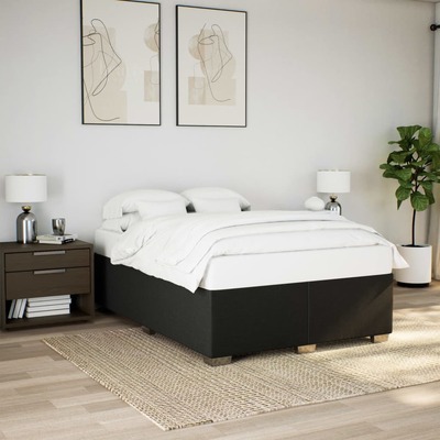 Complete Your Bedroom with a Dark Grey Queen Box Spring Bed and Mattress