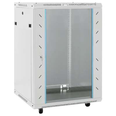 Reliable 15U Network Cabinet 19 IP20 Grey  Enhance Your Network's Security and Performance