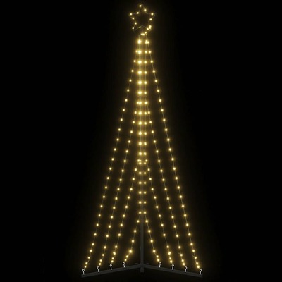 Christmas Tree Light 339 LEDs Warm White 182 cm for Festive Home Décor