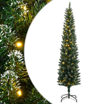 Bright and Slim 180 cm Christmas Tree with 300 LEDs for a Sparkling Christmas