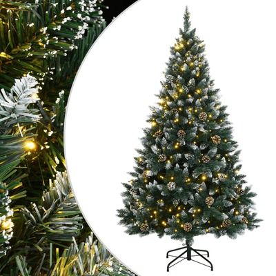 Illuminate Your Christmas 150 cm Artificial Tree with 150 LEDs for a Festive Glow