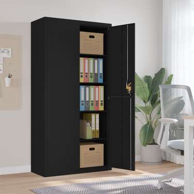 Stylish and Durable Office Cabinet Steel Grey Storage - Cupboard Stationary File