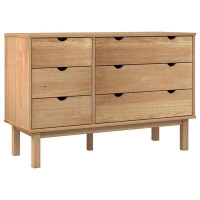 Drawer Cabinet Storage Cabinet Cupboard - Living Room Solid Wood Pine