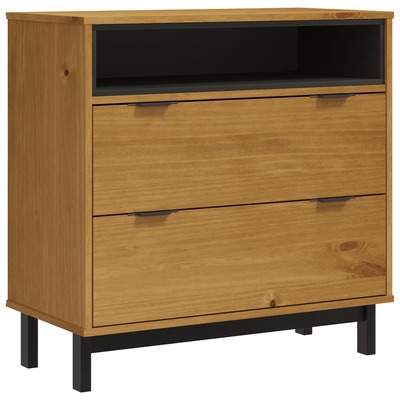 Chest of Drawers Storage Cabinet Drawer Cabinet FLAM - Solid Wood Pine