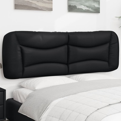 Headboard Cushion Black 152 cm 