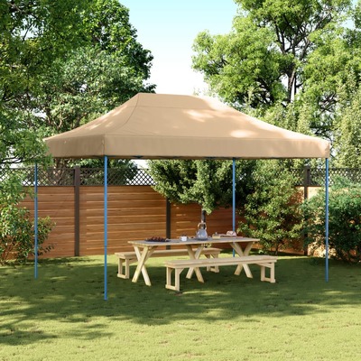 Foldable Party Tent Pop-Up Beige