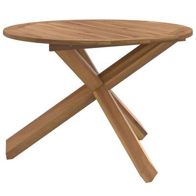 Garden Table Solid Wood Teak  Durable Outdoor Dining