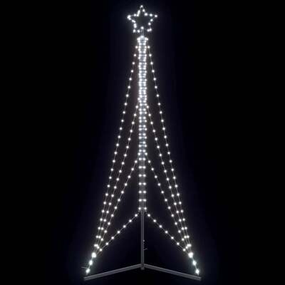 Christmas Tree Light 483 LEDs Cold White 240 cm 