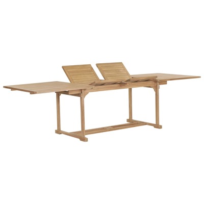 Extending Garden Table - Solid Teak Wood