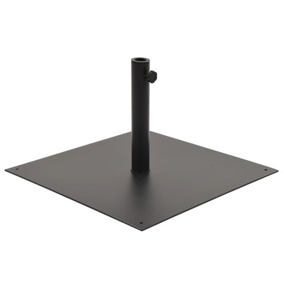 Parasol Base Black Steel Square 17 kg