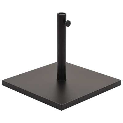 Parasol Base Black Square 18 kg